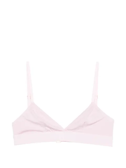 TOM FORD triangle logo-detail bra Pink BRJ009JEX166