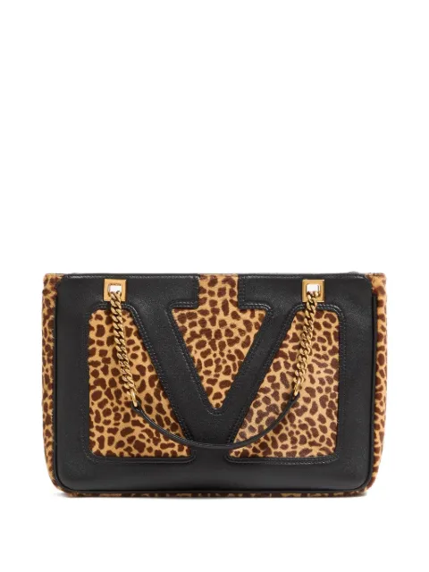 Valentino Garavani small Viva Superstar Vlogo tote bag Black WB0R14QQY