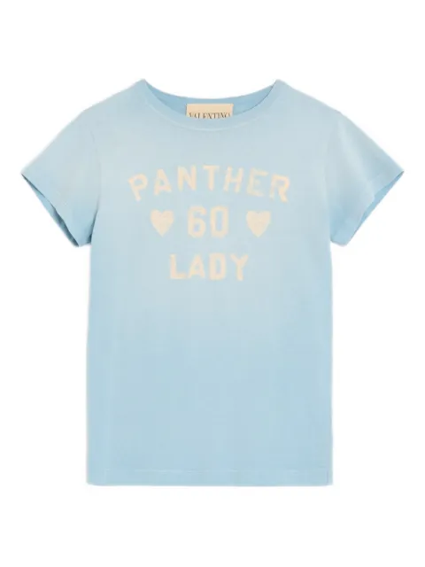 Valentino Garavani logo-print short-sleeve T-shirt Blue BMG24Y9GL