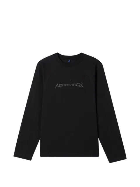 Ader Error logo long-sleeve top Black BO01FWTS0201BK
