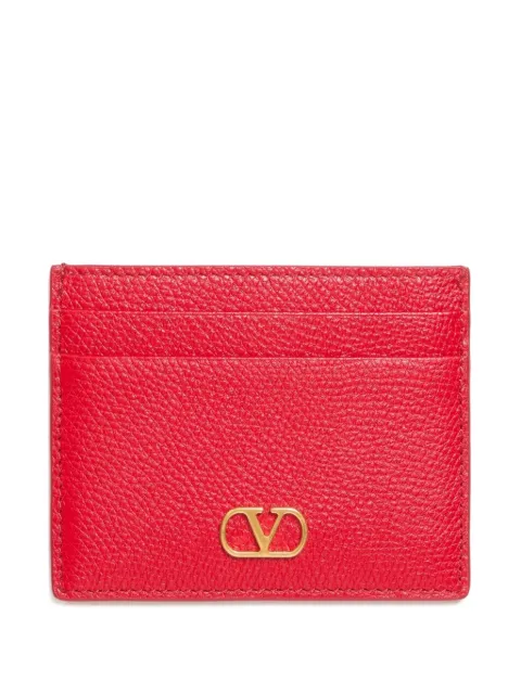 Valentino Garavani v-logo signature card holder Red WP0AJ7SNP