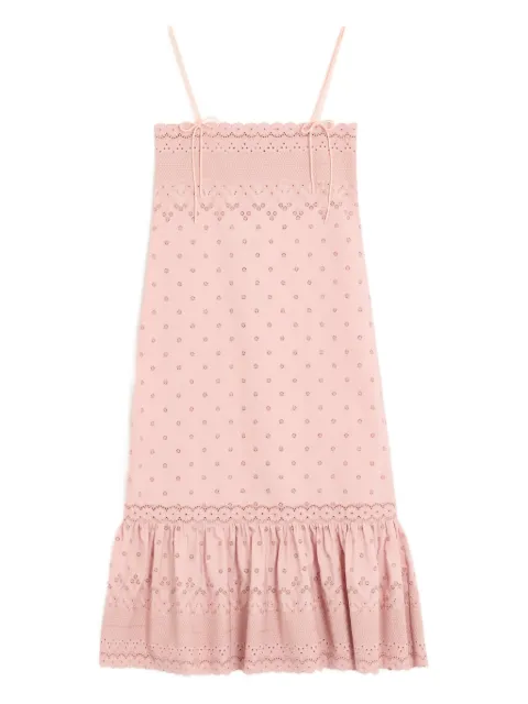 Valentino Garavani midi ruffled dress Pink BVAJM0A3Q