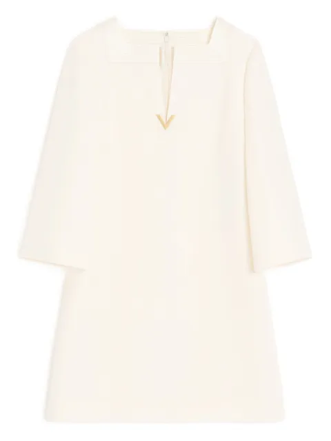 Valentino Garavani mini v-logo-detail dress Neutrals BVAJE51CF