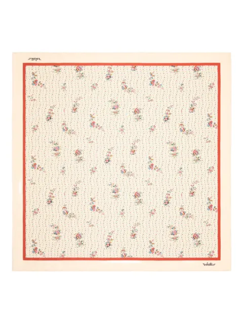 Valentino Garavani Papier Floreal silk scarf Neutrals WEI114GEG