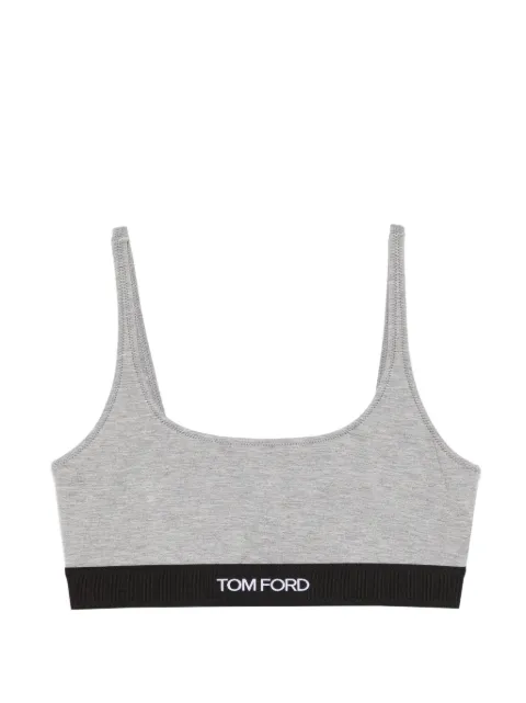 TOM FORD logo bra Grey BRJ016JEX011