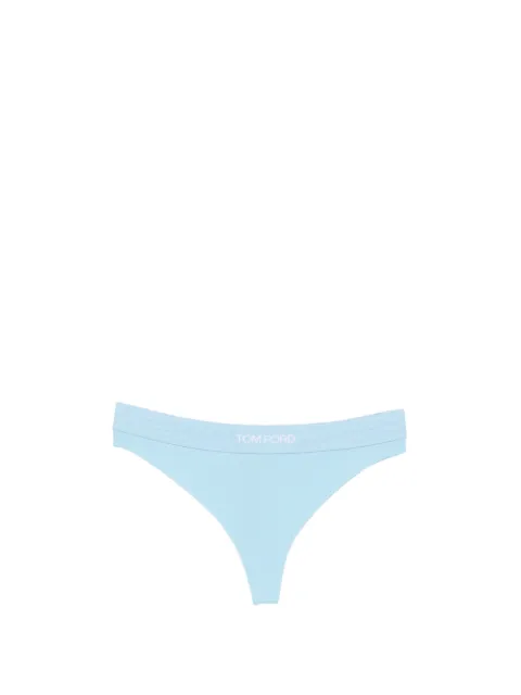 TOM FORD logo thong Blue KNJ009JEX166