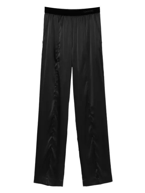 TOM FORD satin trousers Black PAW683FAX881BLACK