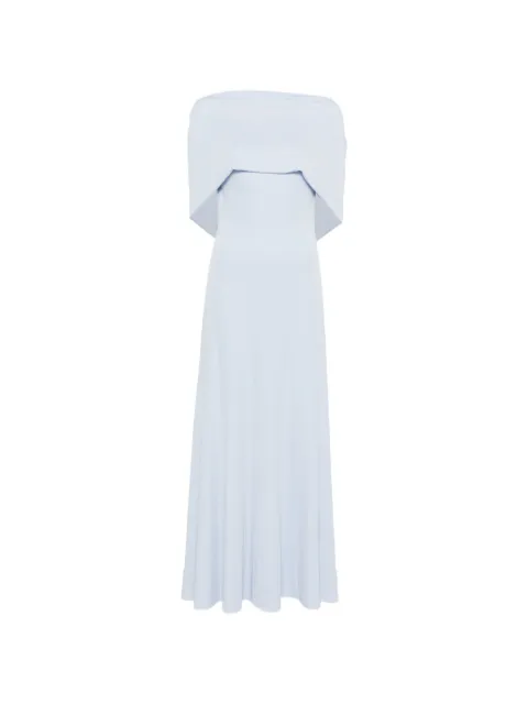 Esse Studios cowl solina dress Blue ESSE014DRESS6SOLI