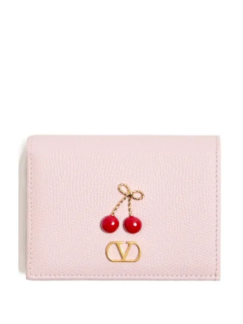 Valentino Garavani Cherryfic grained wallet Pink WP0AY0WGX