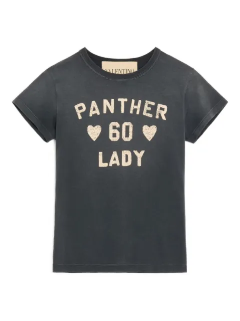 Valentino Garavani graphic-print T-shirt Grey BMG24Y9GL