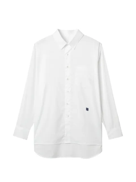 Ader Error Sig; BL Tag pocket patch-detail shirt White BO42FYSH0101WH