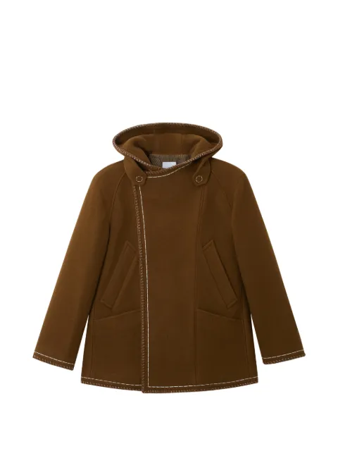 Ader Error hooded stitch coat Brown BO01FWCT0104BR