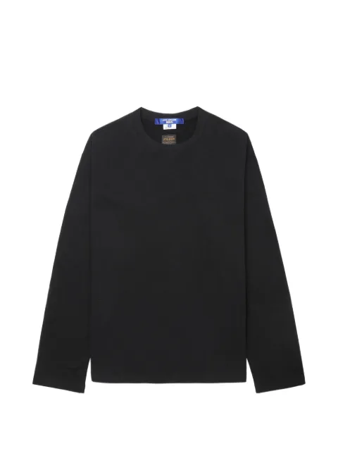 Junya Watanabe MAN long-sleeves logo T-shirt Black WPT008051