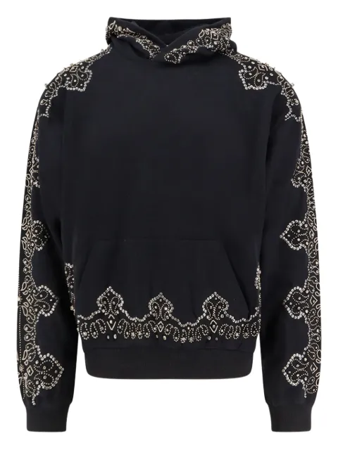 Ih Nom Uh Nit kangaroo-pocket hoodie Black NCW25221009