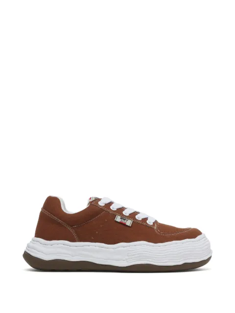 Maison MIHARA YASUHIRO Oliver canvas sneakers Brown A15FW704BROWN