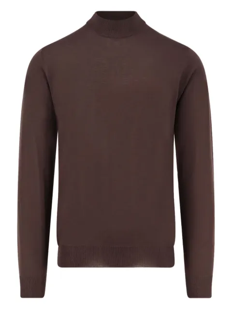 Filippo De Laurentiis mock-neck sweater Brown LU1MLRM16R280