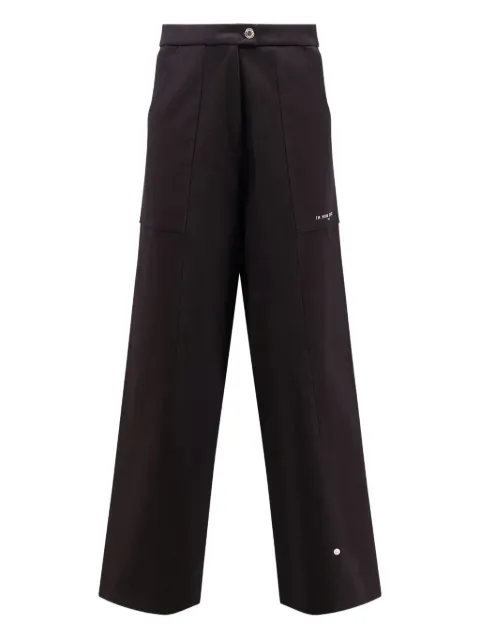 Ih Nom Uh Nit logo-print trousers Black NUS25306009