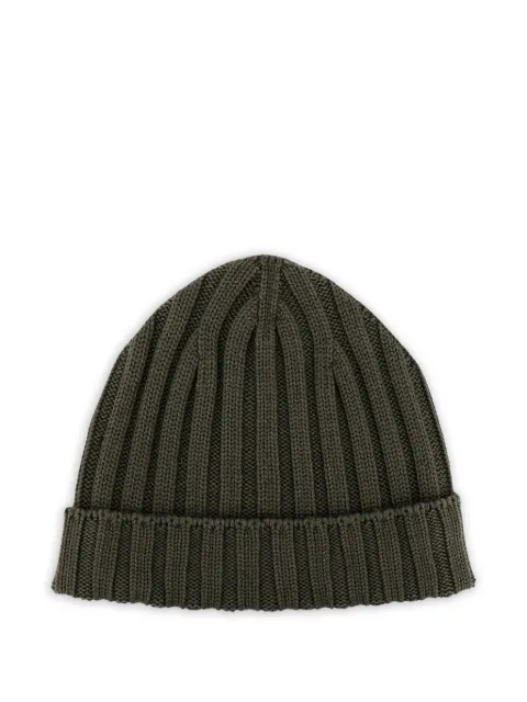 Filippo De Laurentiis merino wool ribbed beanie Grey HATWM5C591