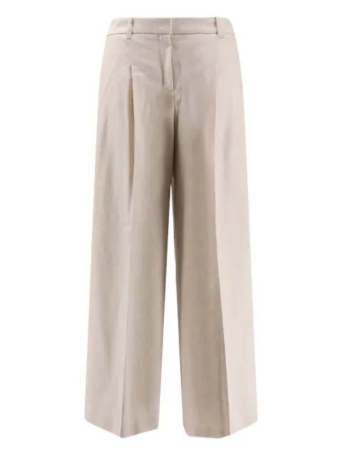 BOSS pleated trousers Neutrals 50548280