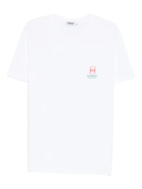 Kompakt Record Bar logo t-shirt White KRB01