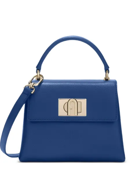 Furla mini 1927 leather tote bag Blue WB00109ARE0009161
