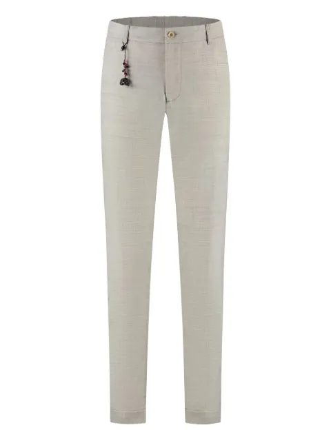 Marco Pescarolo charm-embellished trousers Grey MANU522915