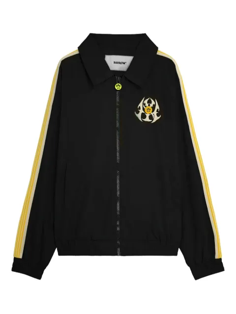 BARROW embroidered-logo lightweight jacket Black F5BWUAJK031110