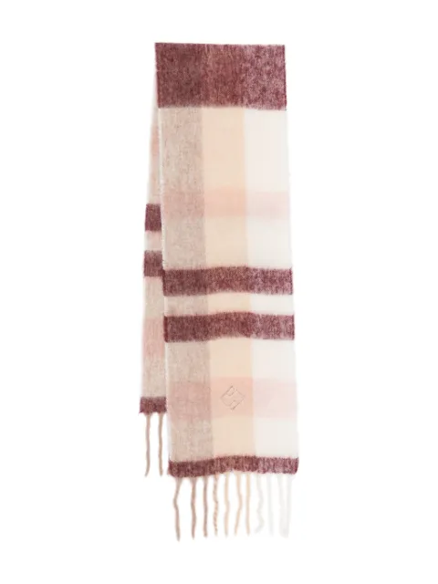 Peserico checked fringed scarf Neutrals S31528C0RCC660