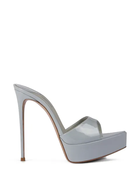 Le Silla platform-heel sandals Grey 2888F100RCPPGSL
