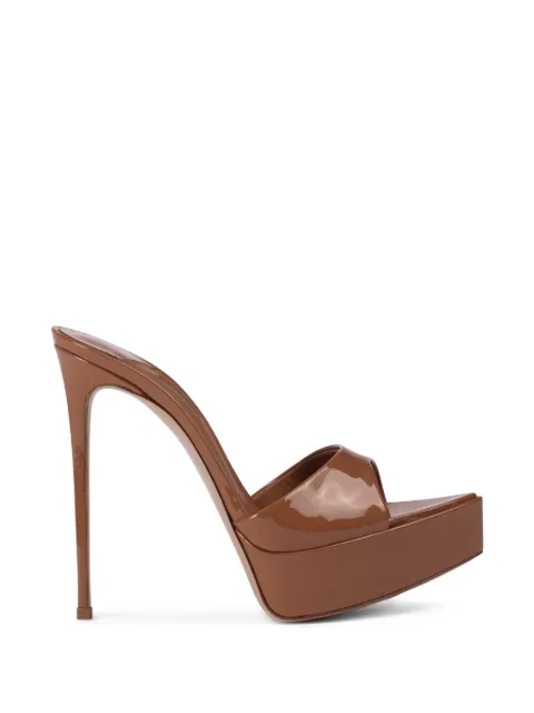 Le Silla platform-heel sandals Brown 2888F100RCPPGSM