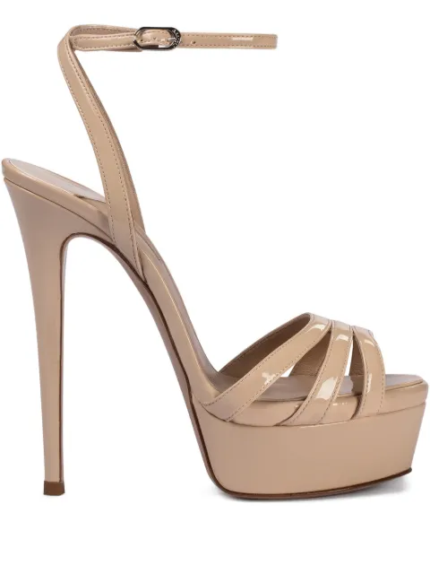 Le Silla Lola platform sandals Neutrals 5715Q100R1PPGSL