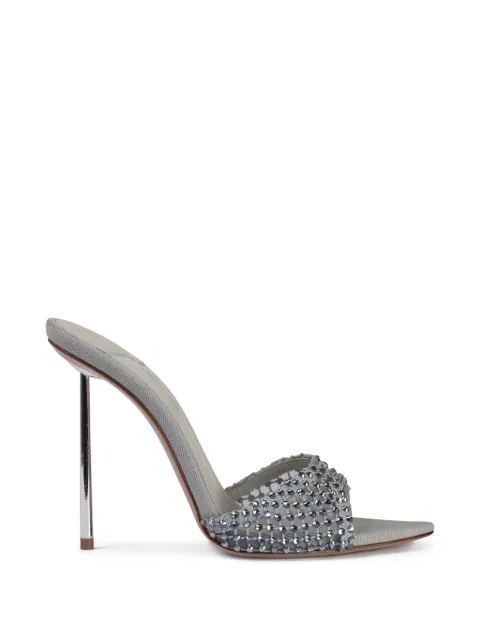 Le Silla Gilda embellished mules Grey 6618E100BXPPSCM
