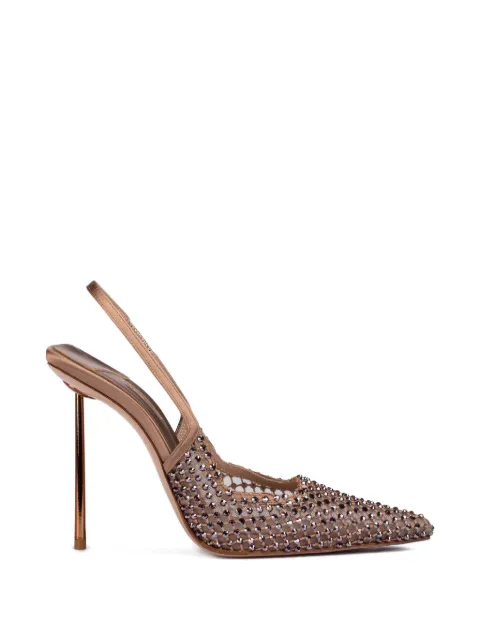 Le Silla Gilda Fierce heeled pumps Brown 6107F100BXPPSSM