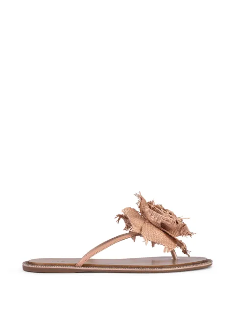 Le Silla Rose floral-embellishment sandals Neutrals 1218F020MTPPNEM