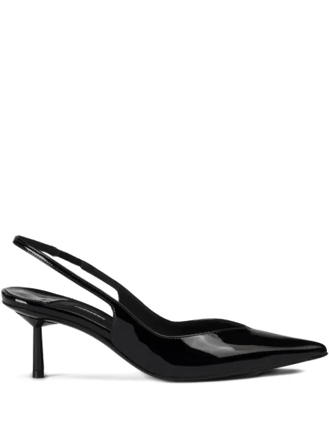 Le Silla Vivienne slingback pointed pumps Black 4206D060BXPPGSL