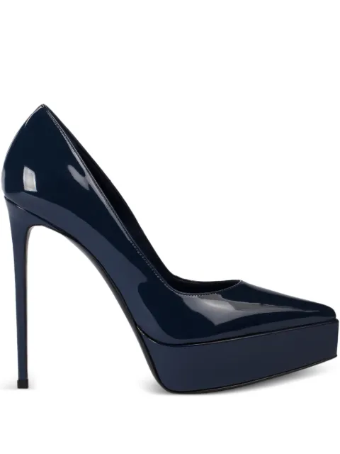 Le Silla Uma platform pumps Blue 2868V090R1PPGSL