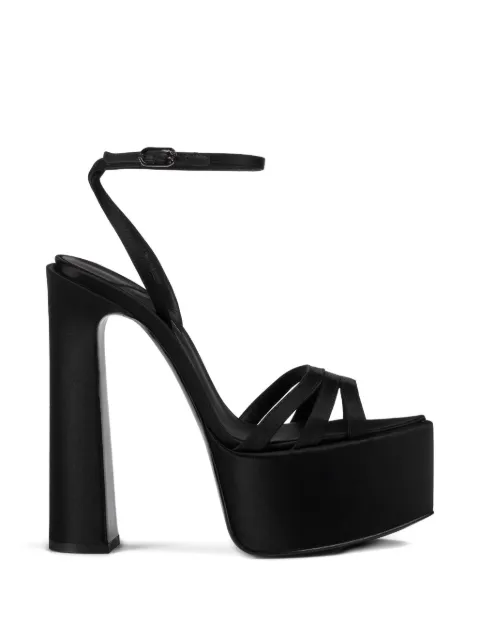 Le Silla Nina platform sandals Black 3099A100R1PPSAT