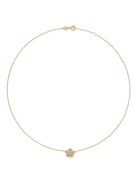 Tory Burch Forget Me Not pavé pendant necklace Gold 176758