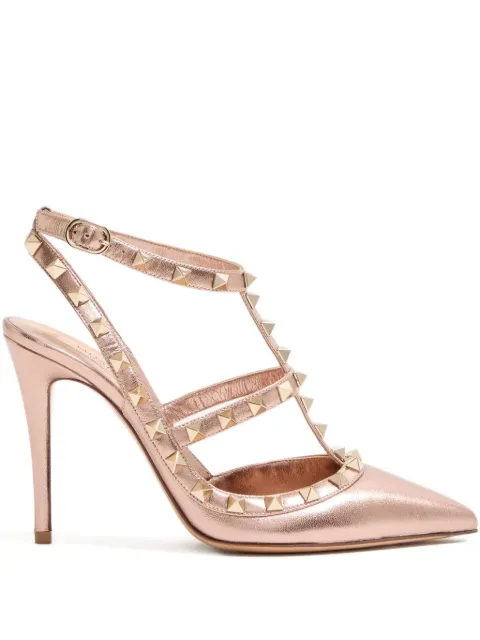 Valentino Garavani Rockstud leather pumps Pink WS0393QKH