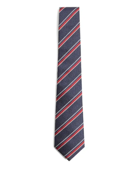 Valentino Garavani jacquard regimental silk tie Blue YEV194JHQ