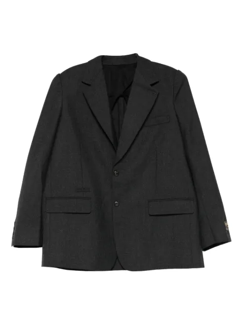 Willy Chavarria Chuco oversized blazer Grey WCBTM0032