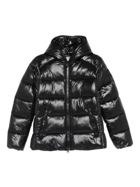 Save The Duck hooded padded jacket Black D38090WLOVE21