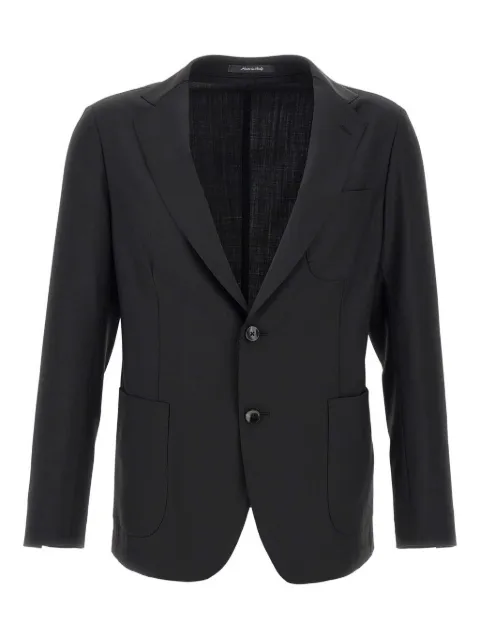 Marchesani buttoned wool-blend blazer Black LP315099