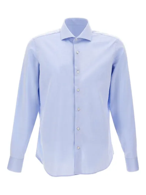 Marchesani cotton buttoned shirt Blue 3792BTBOL5NL003