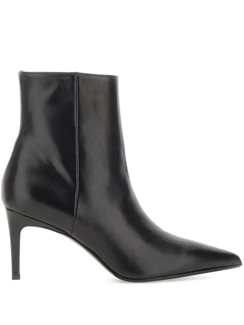 Sergio Levantesi pointed-toe ankle boots Black GIUSTA56BAFALONERO