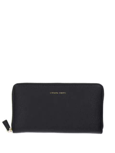 Liviana Conti large zip wallet Black A5WB55