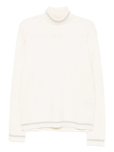 Eleventy cable-knit jumper Neutrals L76MAGL03MAG0L010013