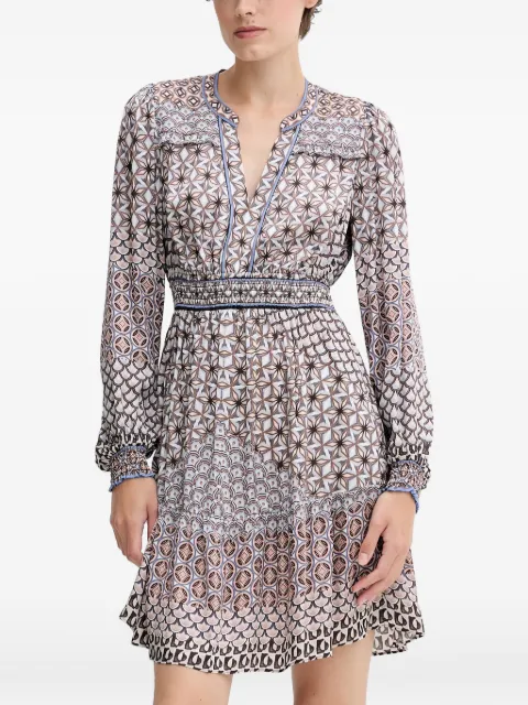 Hale Bob Hunter floral-print mini dress Neutrals 55RY660A