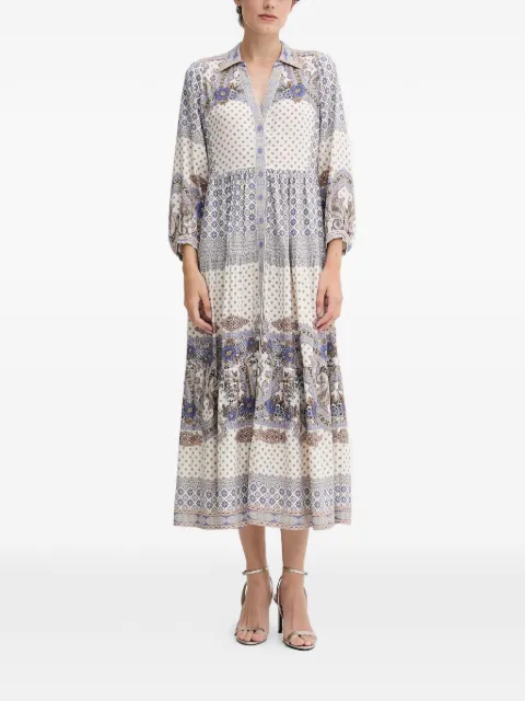 Hale Bob Zora floral maxi dress Blue 55WD672M