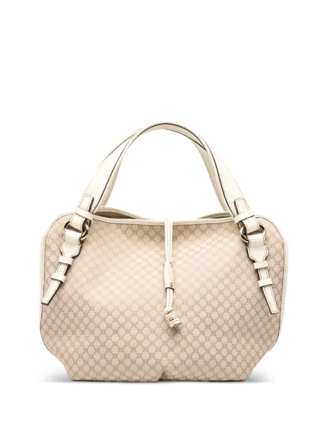 Celine Pre-Owned 2007 Macadam Canvas Bittersweet hobo bag Brown B7EWLQKT1XPY5DOB